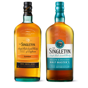 The Singleton of Dufftown Malt Master's Selection Single Malt Scotch Whisky & The Singleton Of Dufftown Sunray Single Malt Scotch Whisky, 2x70cl