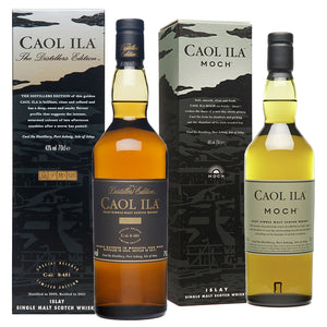 Caol Ila Moch Single Malt Whisky & Caol Ila 2021 Distillers Edition Single Malt Scotch Whisky, 2x70cl