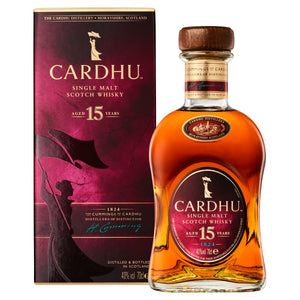 Cardhu Amber Rock Single Malt Scotch Whisky & Cardhu 15 Year Old Single Malt Scotch Whisky, 2x70cl