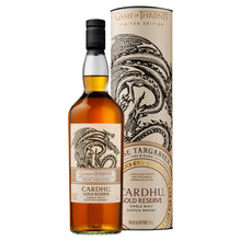 Load image into Gallery viewer, House Targaryen Cardhu Gold Reserve Single Malt Scotch Whisky, 70cl