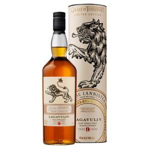 House Lannister Lagavulin 9 Year Old Single Malt Scotch Whisky, 70cl