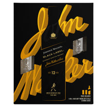 Load image into Gallery viewer, Johnnie Walker Black Label Blended Scotch Whisky 70cl Giftpack with 2 Highball Glasses
