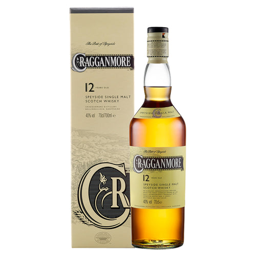 Cragganmore 12 Year Old Single Malt Scotch Whisky,  70cl