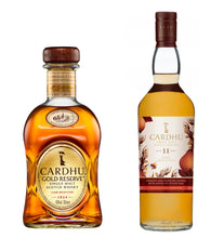 Load image into Gallery viewer, Cardhu Gold Reserve Single Malt Scotch Whisky &amp; Cardhu 11 Year Old Special Release 2020 Single Malt Whisky, 2x70cl