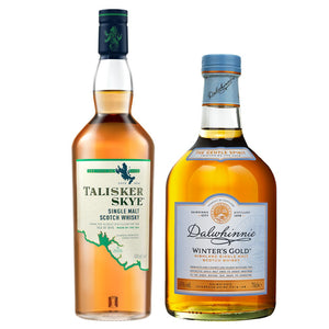Dalwhinnie Winter’s Gold Single Malt Scotch Whisky & Talisker Skye Single Malt Scotch Whisky, 2x70cl