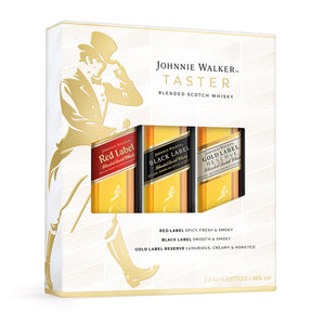 Johnnie Walker Blended Scotch Whisky Taster Pack, 3x5cl