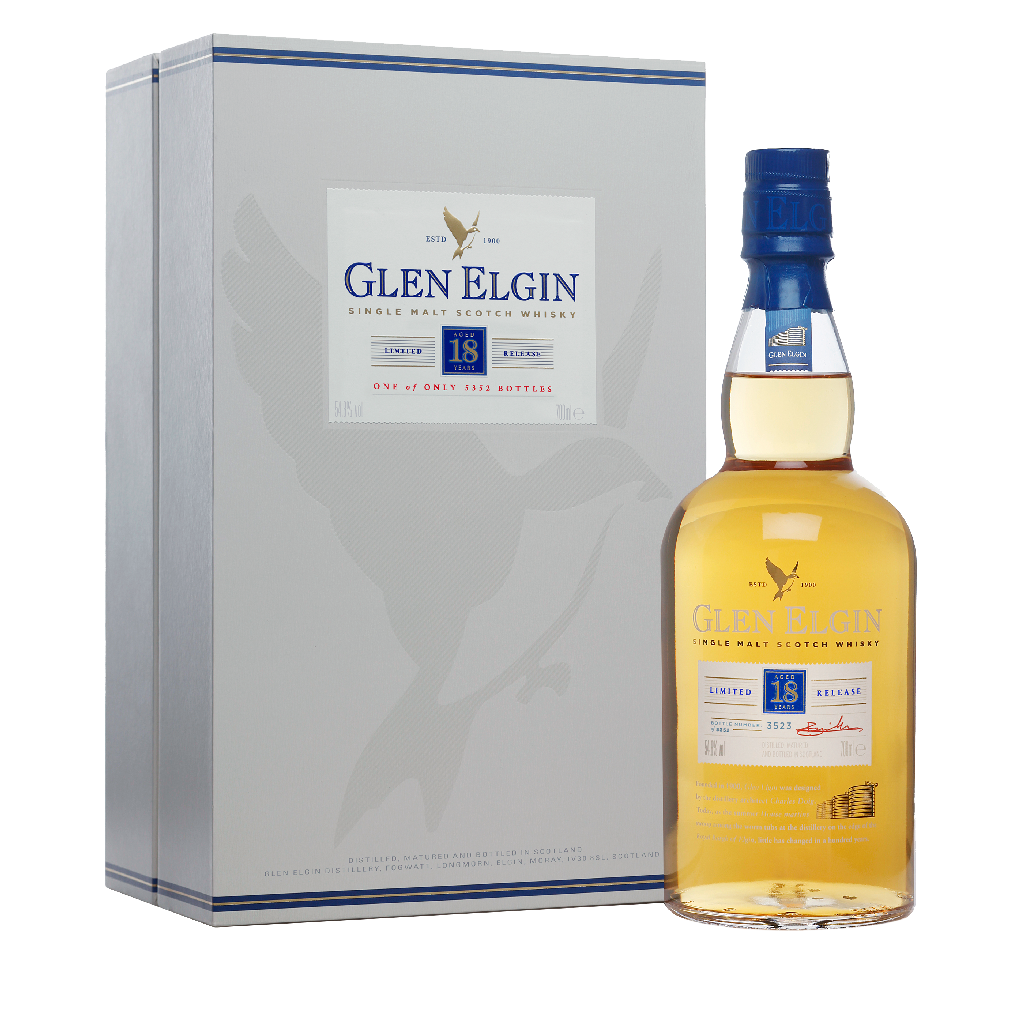 Glen Elgin 18 Year Old Single Malt Scotch Whisky, 70cl