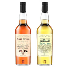 Load image into Gallery viewer, Glenlossie 10 Year Old Flora &amp; Fauna Single Malt Whisky &amp; Blair Athol 12 Year Old Flora &amp; Fauna Single Malt Whisky, 2x70cl