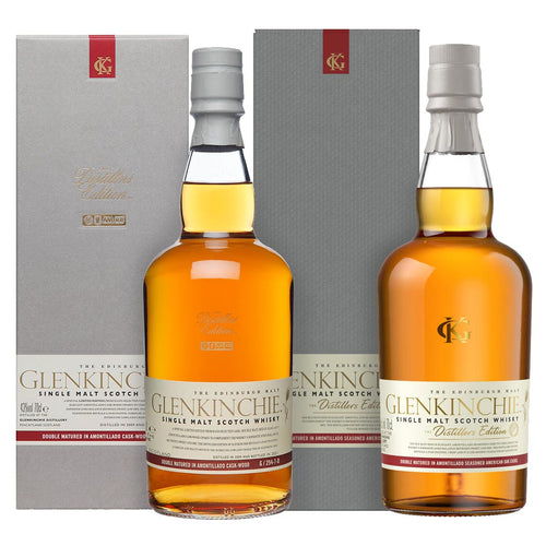 Glenkinchie 2021 & 2022 Distillers Edition Single Malt Scotch Whisky, 2x70cl
