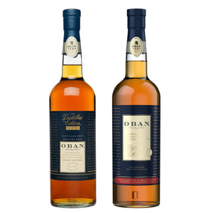 Oban 2021 & 2022 Distillers Edition Single Malt Scotch Whisky, 2x70cl