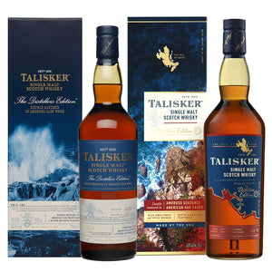 Talisker 2021 & 2022 Distillers Edition Single Malt Scotch Whisky, 2x70cl