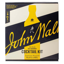 Load image into Gallery viewer, Johnnie Walker Black Label Blended Scotch Whisky 35cl, The Not So Old Fashioned Cocktail Kit Giftpack