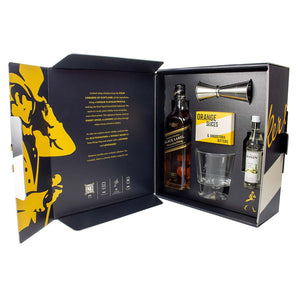 Johnnie Walker Black Label Blended Scotch Whisky 35cl, The Not So Old Fashioned Cocktail Kit Giftpack