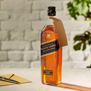 2022 Edition - Johnnie Walker Black Label Blended Scotch Whisky 70cl Giftpack with 2 Highball Glasses