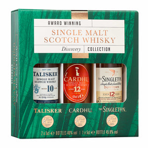 Classic Malts Exploration Pack Single Malt Scotch Whisky, 3x5cl