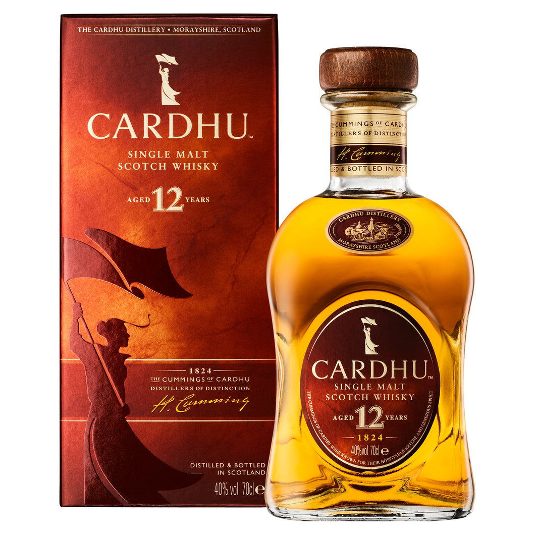 Cardhu 12 Year Old Single Malt Scotch Whisky, 70cl