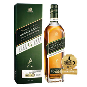 Johnnie Walker Green Label 15 Year Old Blended Scotch Whisky, 70cl