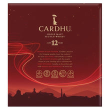 Load image into Gallery viewer, Cardhu 12 Year Old Single Malt Scotch Whisky 70cl Giftpack with 2 Glasses